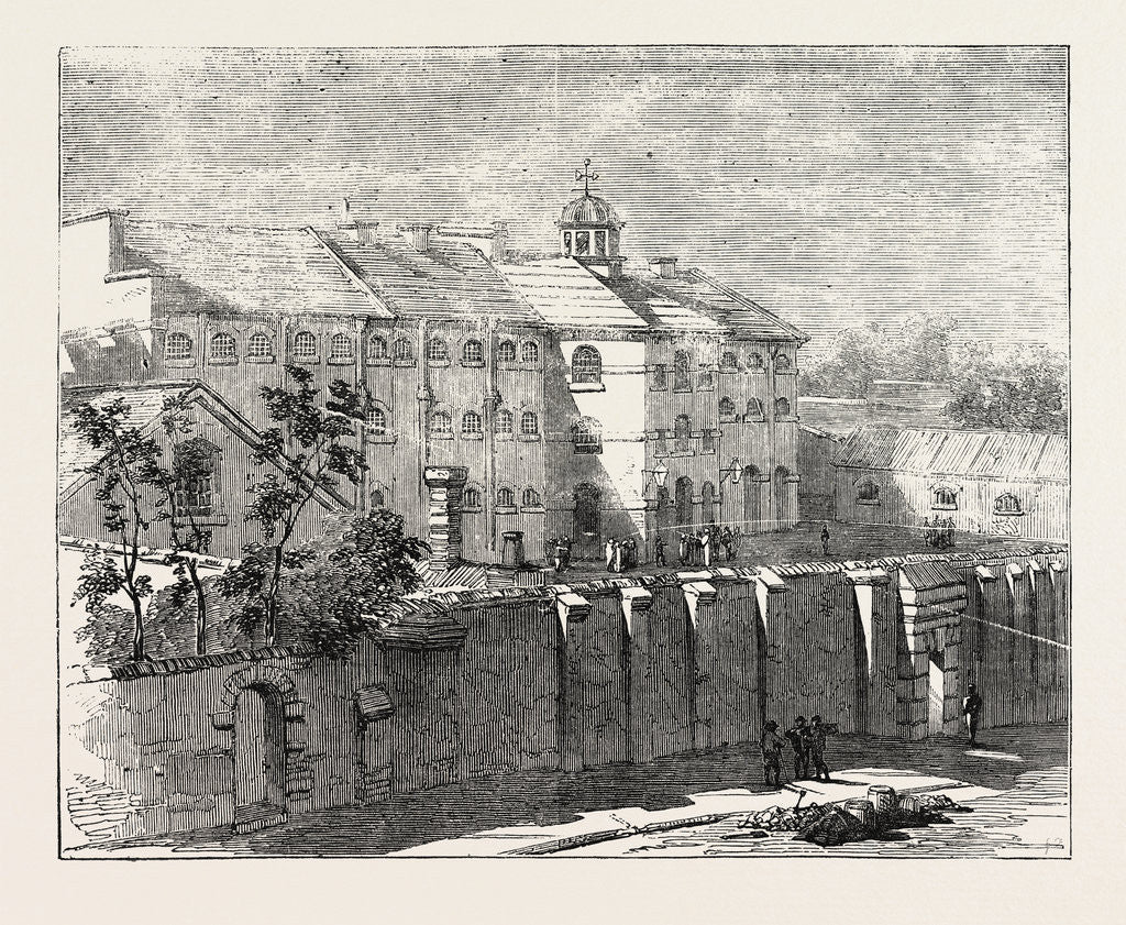 Detail of Gaol at Lewes in which the Russian Prisoners Are Confined 1854 by Anonymous