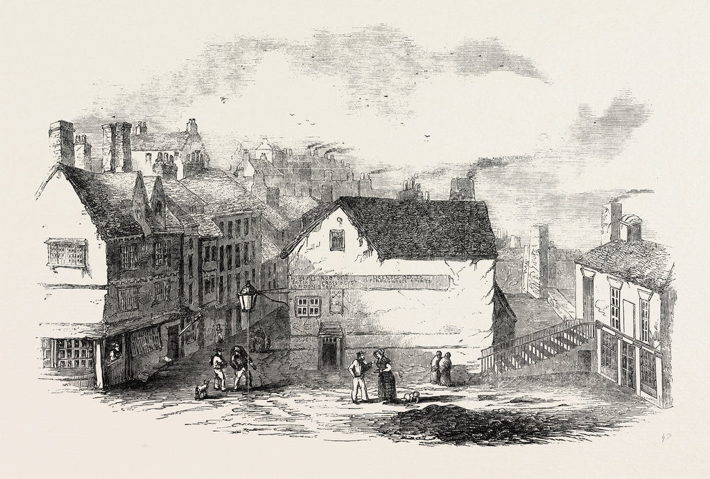 Detail of View in Gateshead 1854 by Anonymous