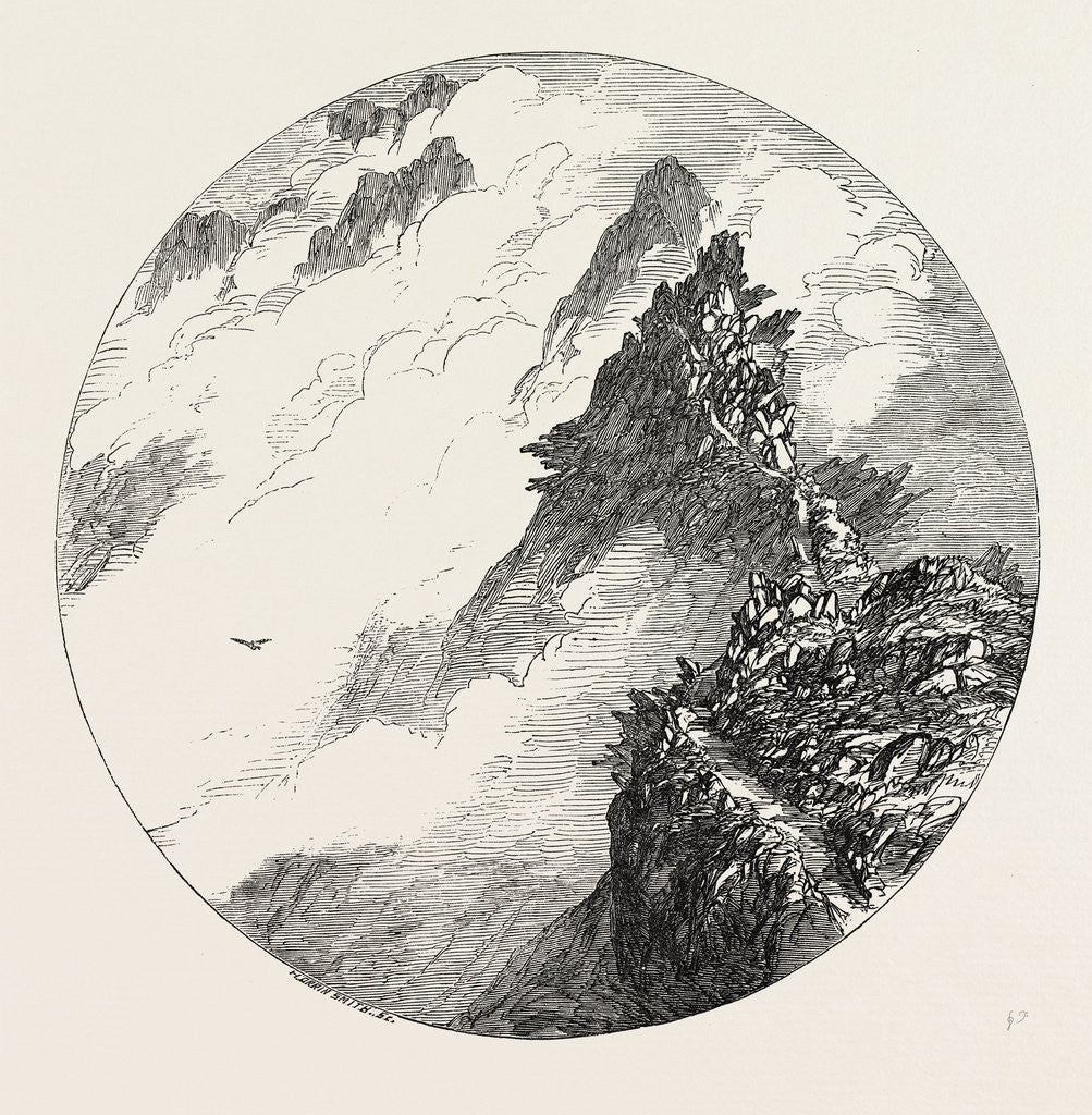 Detail of Swirrel Edge Mount Helvellyn. by Anonymous