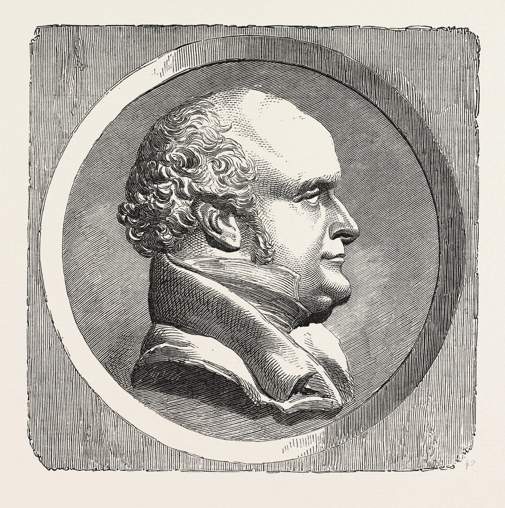 Detail of Medallic Portrait of Sir J. Franklin by Anonymous