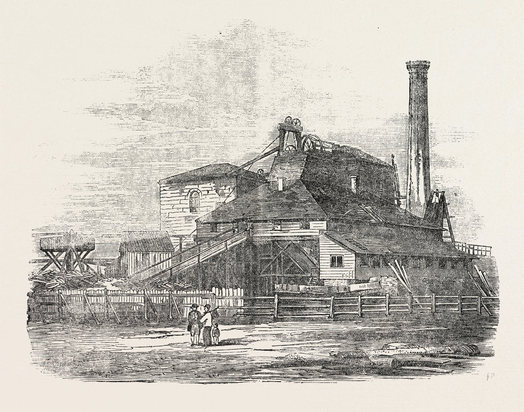 Detail of Mouth of the Harton Coal-Pit South Shields 1854 by Anonymous