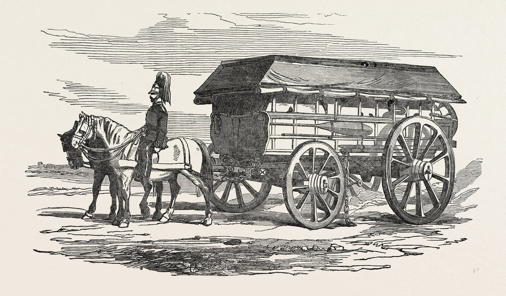 Detail of The Crimean War: Electric Telegraph for the Seat of War: The Waggon 1854 by Anonymous