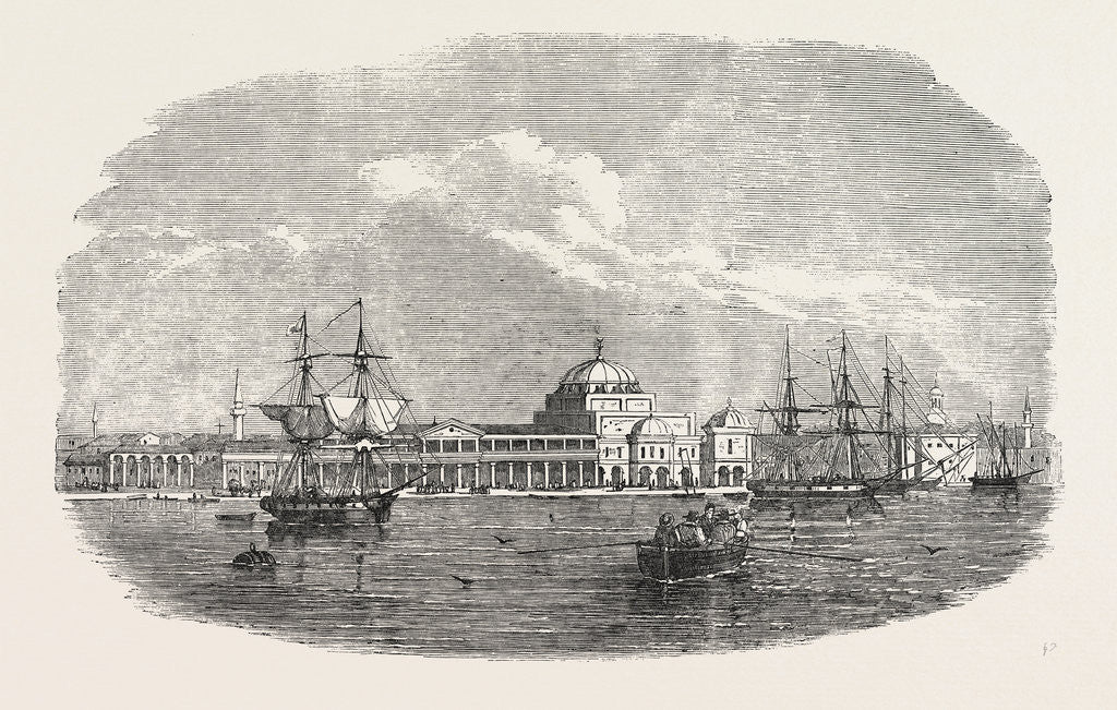 Detail of Views in the Crimea: Eupatoria the Harbour 1854 by Anonymous