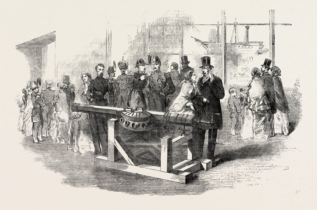 Detail of Cannon Revolver Exhibited in the Marine Museum at Paris 1854 by Anonymous