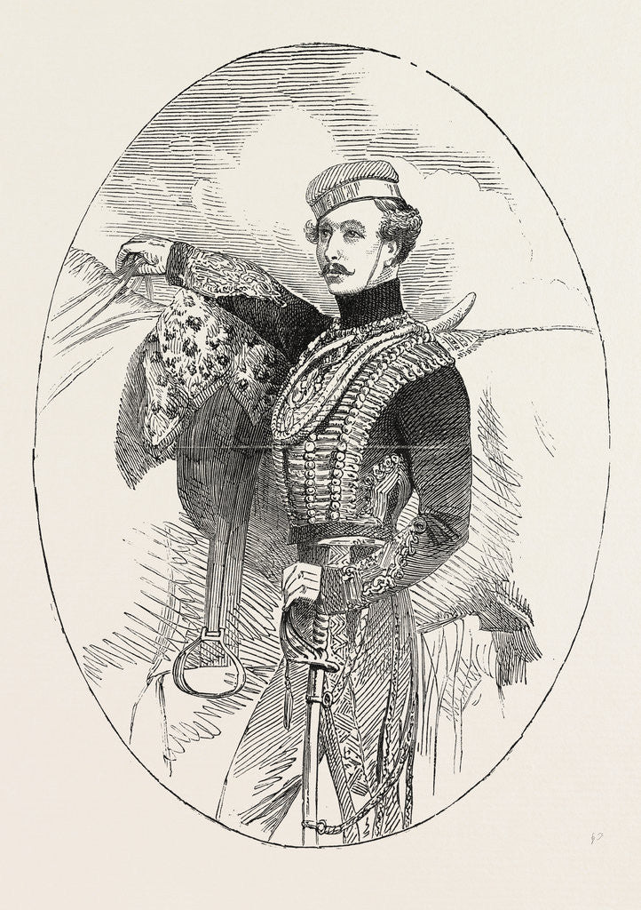 Detail of The Crimean War: The Late Captain Lewis Edward Nolan 15th Hussars 1854 by Anonymous