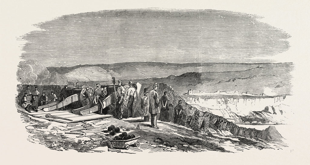 Detail of The Crimean War: The Allied Troops Preparing to Silence Inkerman 1854 by Anonymous