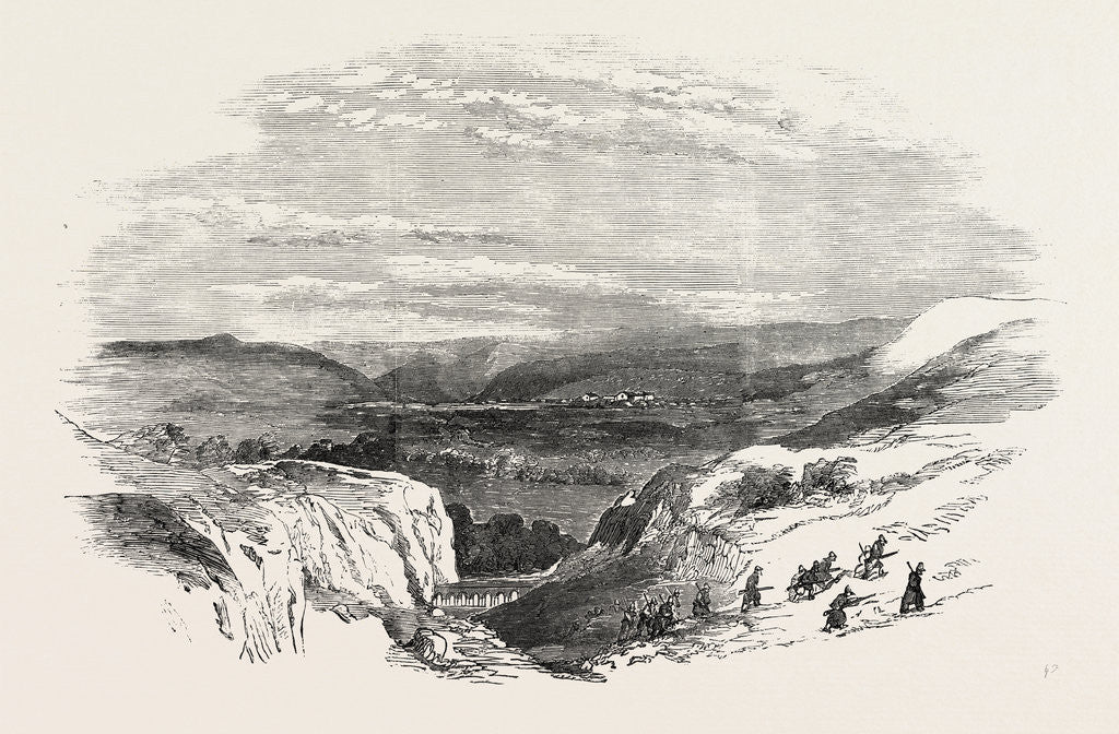 Detail of The Crimean War: Vale Leading to Inkerman 1854 by Anonymous