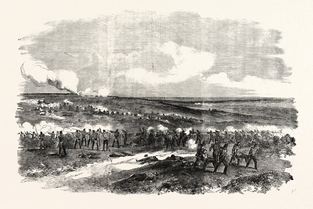 Detail of The Crimean War: Sortie of the Russians from Sebastopol October 26 1854 by Anonymous