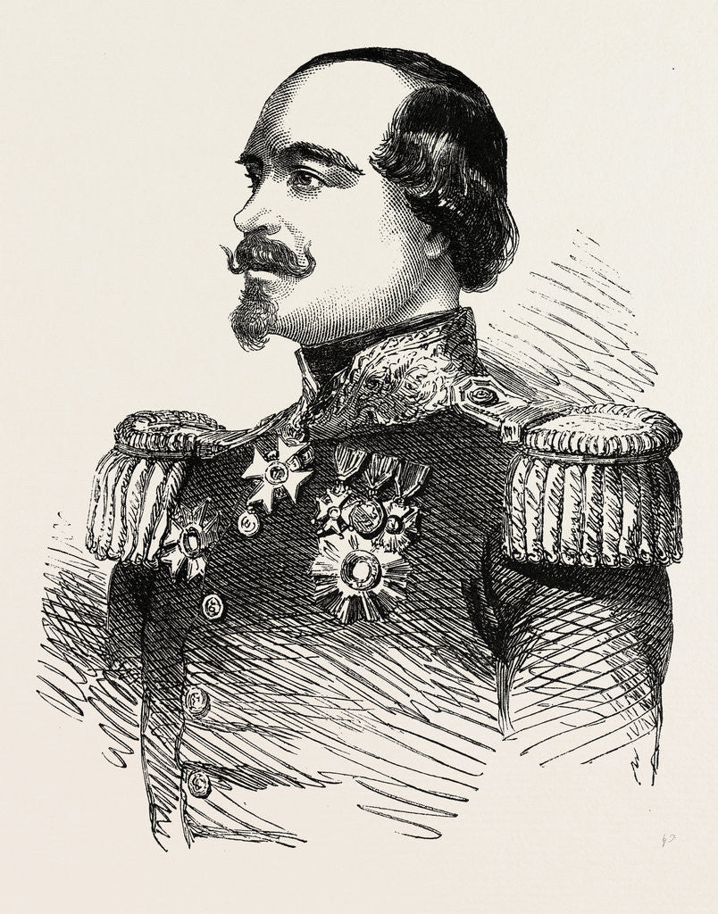 Detail of The Crimean War: General Canrobert Commander-in-Chief of the French Forces in the Crimea 1854 by Anonymous