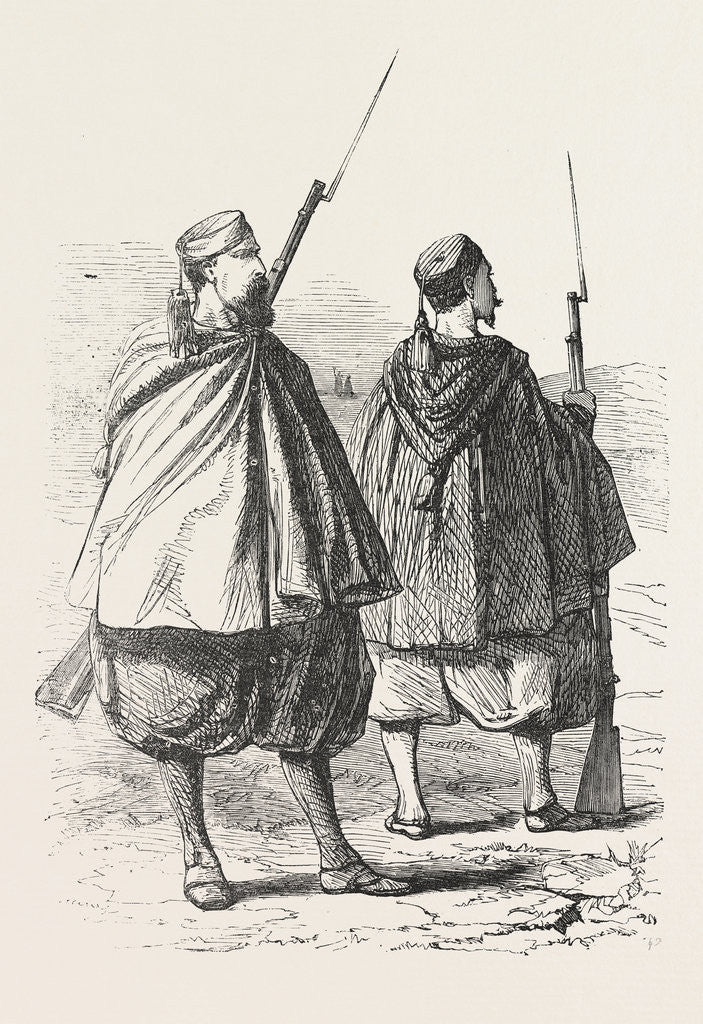 Detail of Zouaves 1854 by Anonymous
