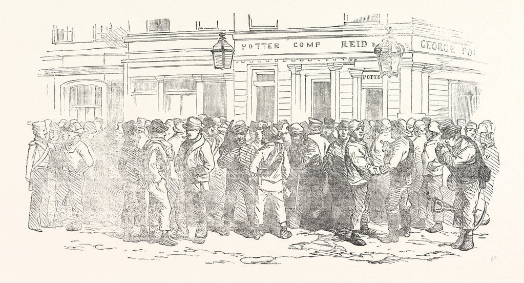 Detail of Messrs. Peto Brassey and Betts' Office Waterloo Road London UK 1854 by Anonymous