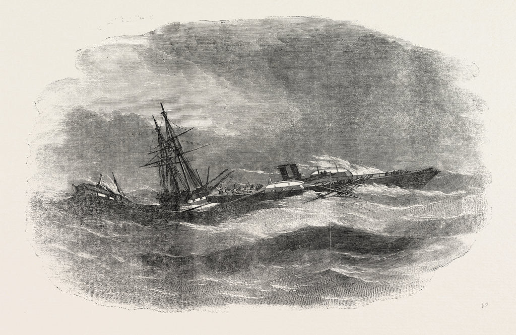 Detail of The Crimean War: The Hurricane in the Black Sea: Wrecks Off the Katscha 1854 by Anonymous