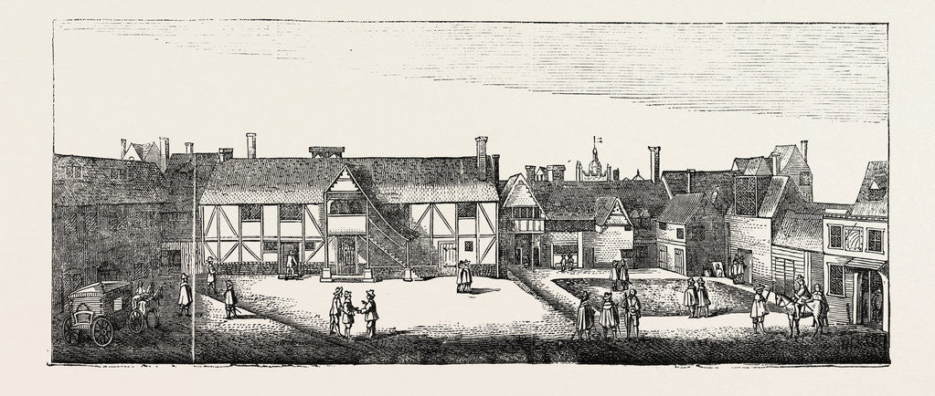 Detail of South View of Arundel House in 1646 London UK by Anonymous