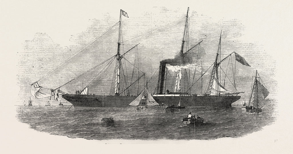 Detail of The Nile Screw Steamship Wrecked Off Godrevy Point 1854 by Anonymous
