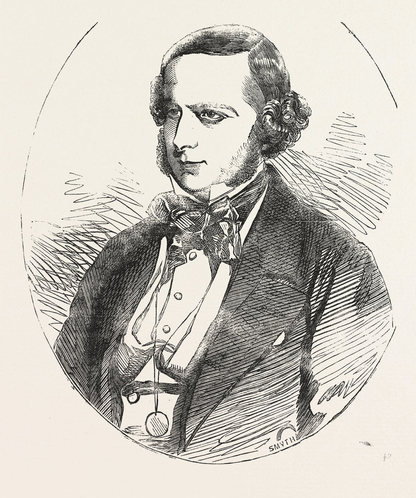 Detail of The Hon. F. Leveson-Gower M.P. Seconder of the Address to Her Majesty in the House of Commons London UK 1854 by Anonymous