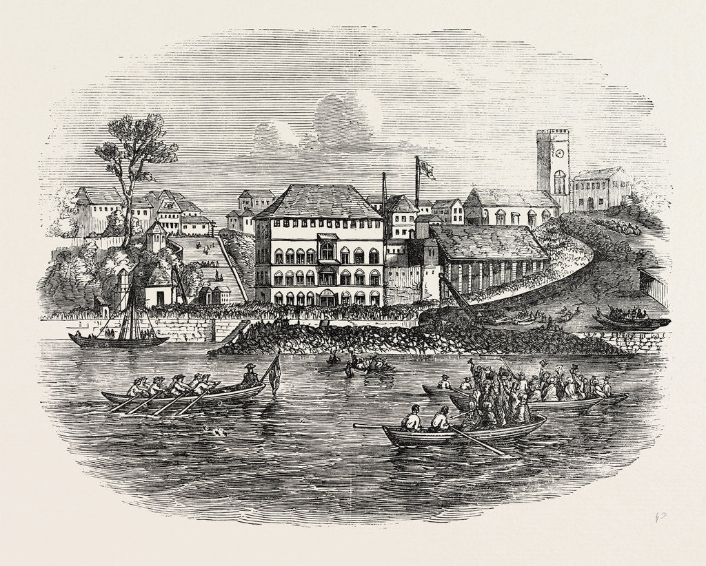Detail of Departure of the Ex-Governor from Freetown Sierra Leone 1854 by Anonymous