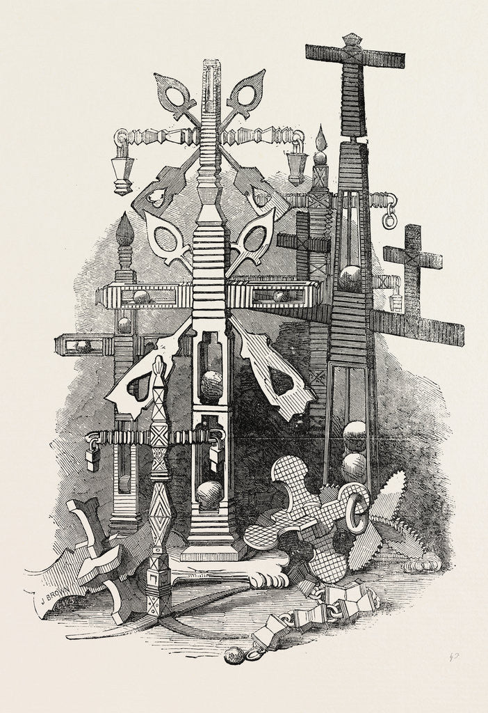 Detail of The Crimean War: Toys Made by the Russian Prisoners at Lewes 1854 by Anonymous