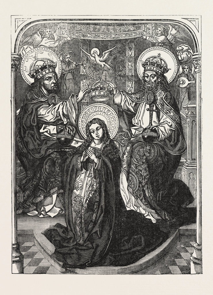 Detail of The Coronation of the Virgin by Anonymous