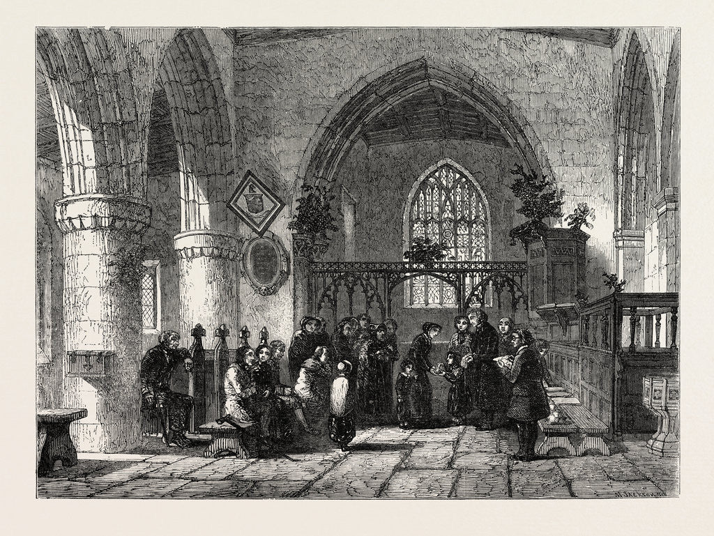 Detail of The Christmas Dole 1854 by Anonymous