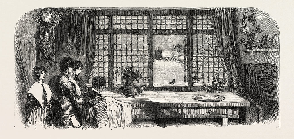 Detail of The Christmas Guest by Anonymous