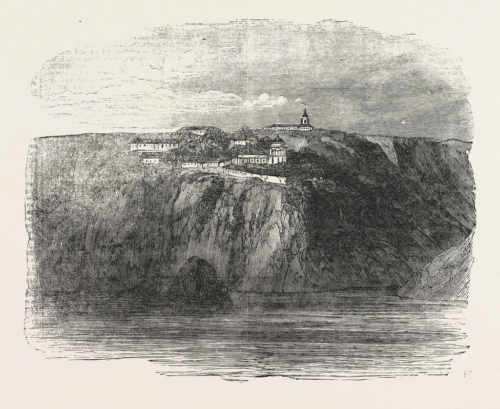 Detail of Monastery of St. George Near Balaclava 1854 by Anonymous