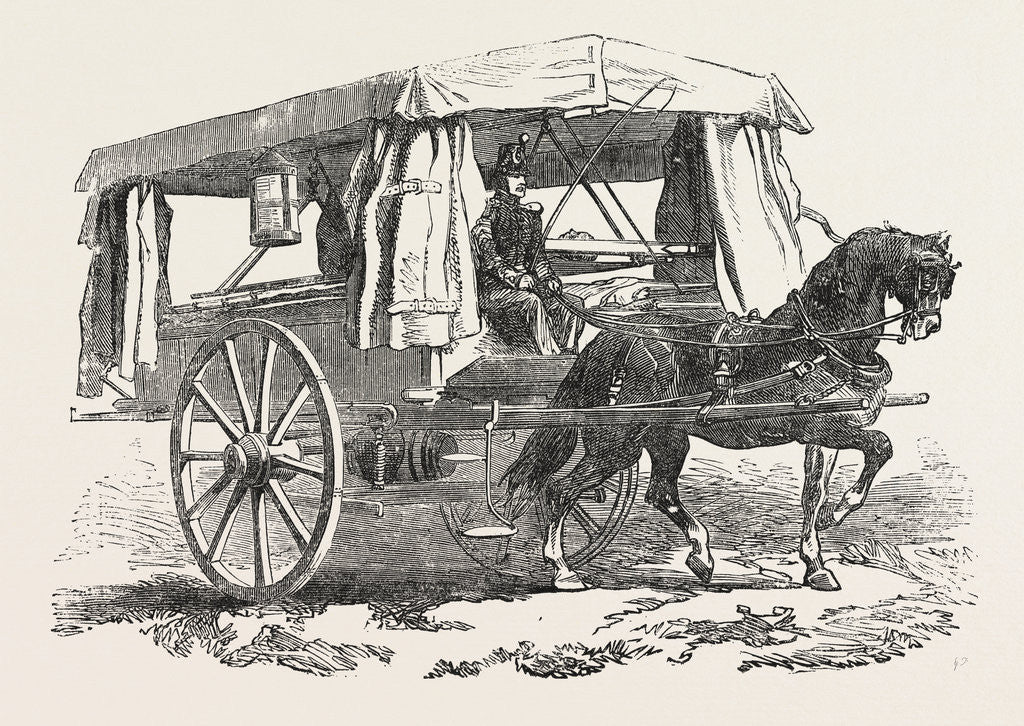 Detail of The Crimean War: Ambulance for the Wounded 1854 by Anonymous