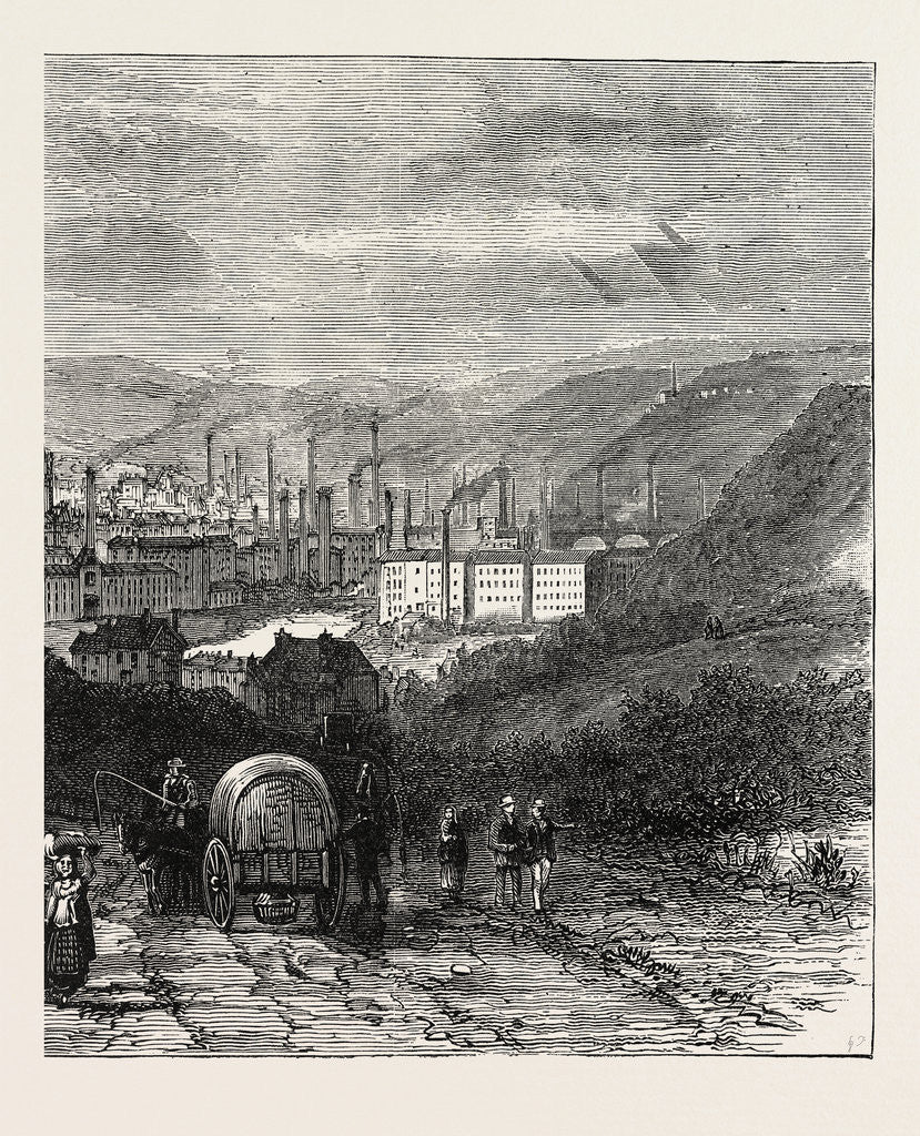 Detail of Castle Hill, Huddersfield, UK, 1883 by Anonymous