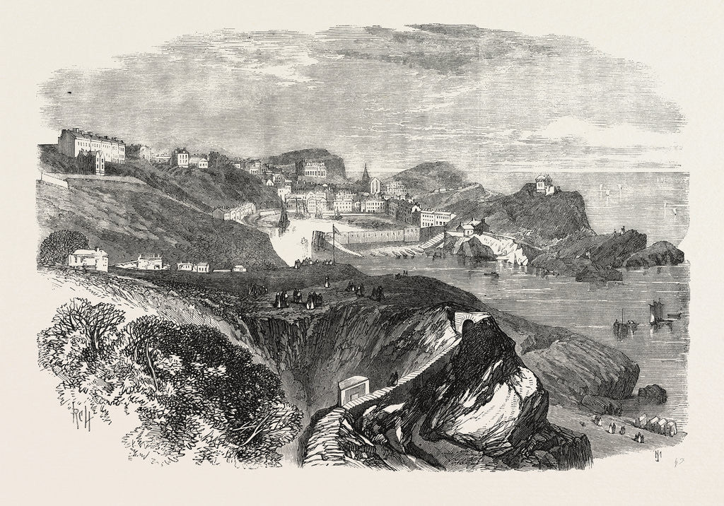 Detail of Ilfracombe, on the North Coast of Devon, UK, 1867 by Anonymous
