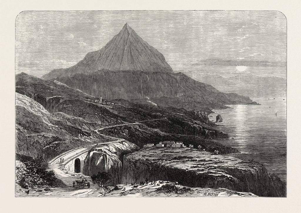 Detail of The Peak of Teneriffe, 1867 by Anonymous