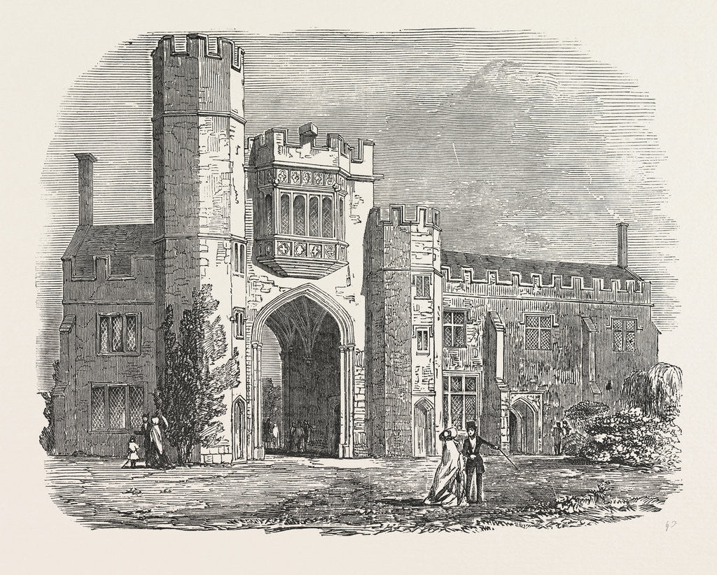 Detail of Montacute Priory 1853 by Anonymous