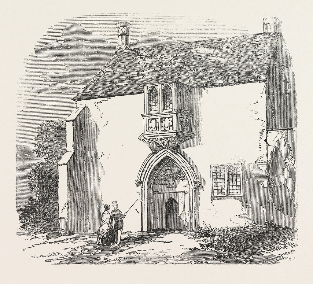 Detail of Nash Priory, Near Yeovil 1853 by Anonymous