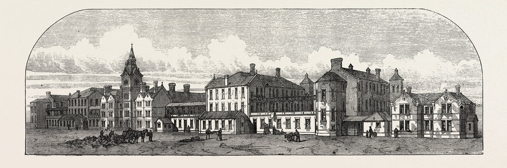 Detail of The Poplar and Stepney Sick Asylum, 1871 by Anonymous