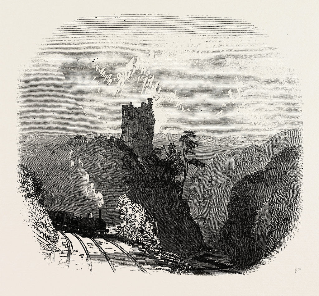 Detail of The Caledonian Railway: Woodhouse Tower, UK, 1847 by Anonymous