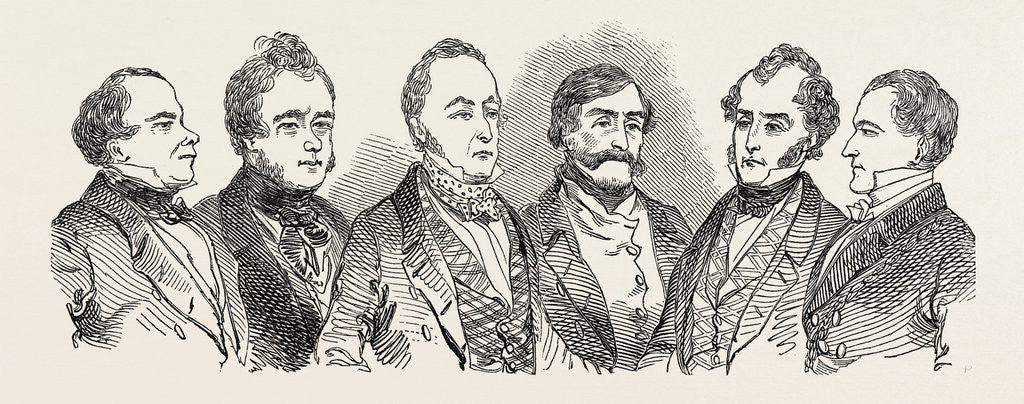 Detail of Meeting of the British Association at Southampton, Statistical Section and Visitors by Anonymous