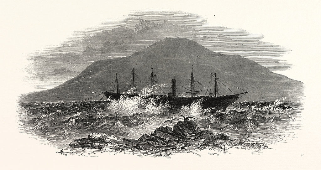 Detail of The Great Britain Steamship As Seen from from the Coast Guard Station, 1846 by Anonymous