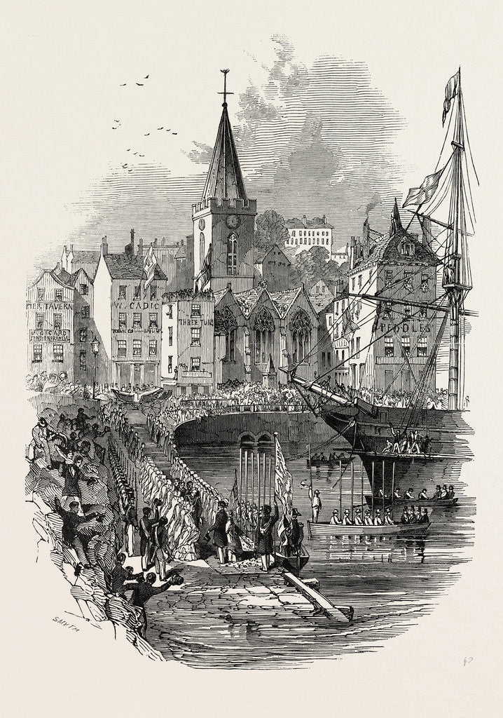 Detail of Her Majesty's Visit to Guernsey. The Debarkation. 1846 by Anonymous