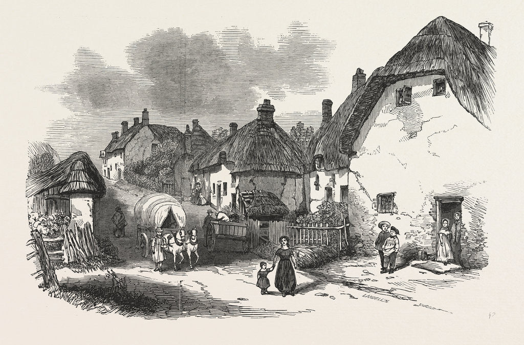 Detail of The Peasantry of Dorsetshire: Village of Whitchurch, Dorset, 1846 by Anonymous
