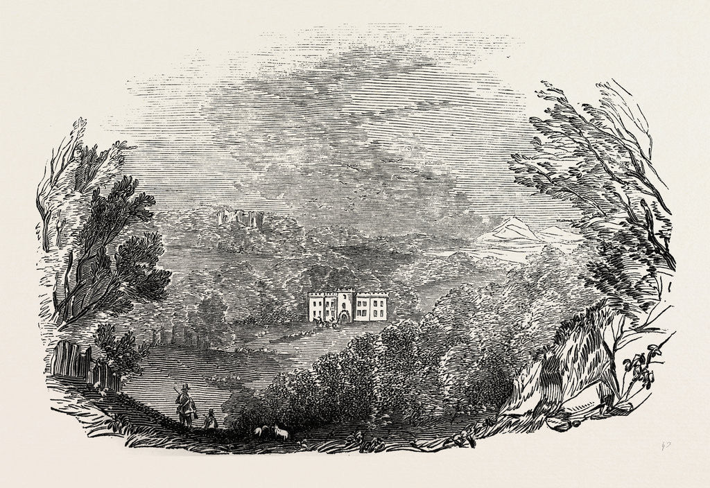 Detail of Restormel Castle, 1846 by Anonymous