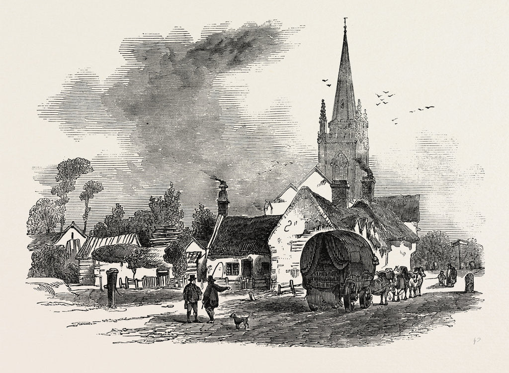 Detail of Swinshead, Lincolnshire, UK, 1847 by Anonymous