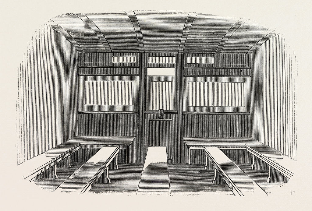 Detail of Interior of Compartment of Second-Class Carriage, 1847 by Anonymous