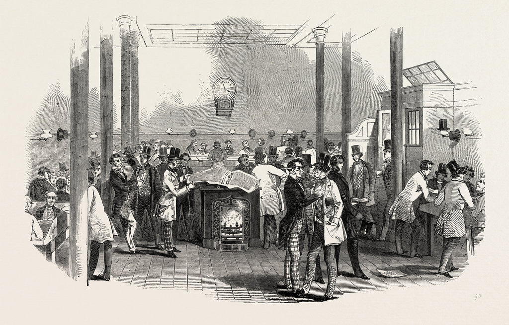 Detail of The Clearing House, in Lombard Street, UK, 1847 by Anonymous
