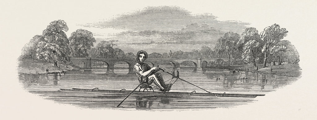 Detail of Siamese Boat on the Serpentine, 1847 by Anonymous