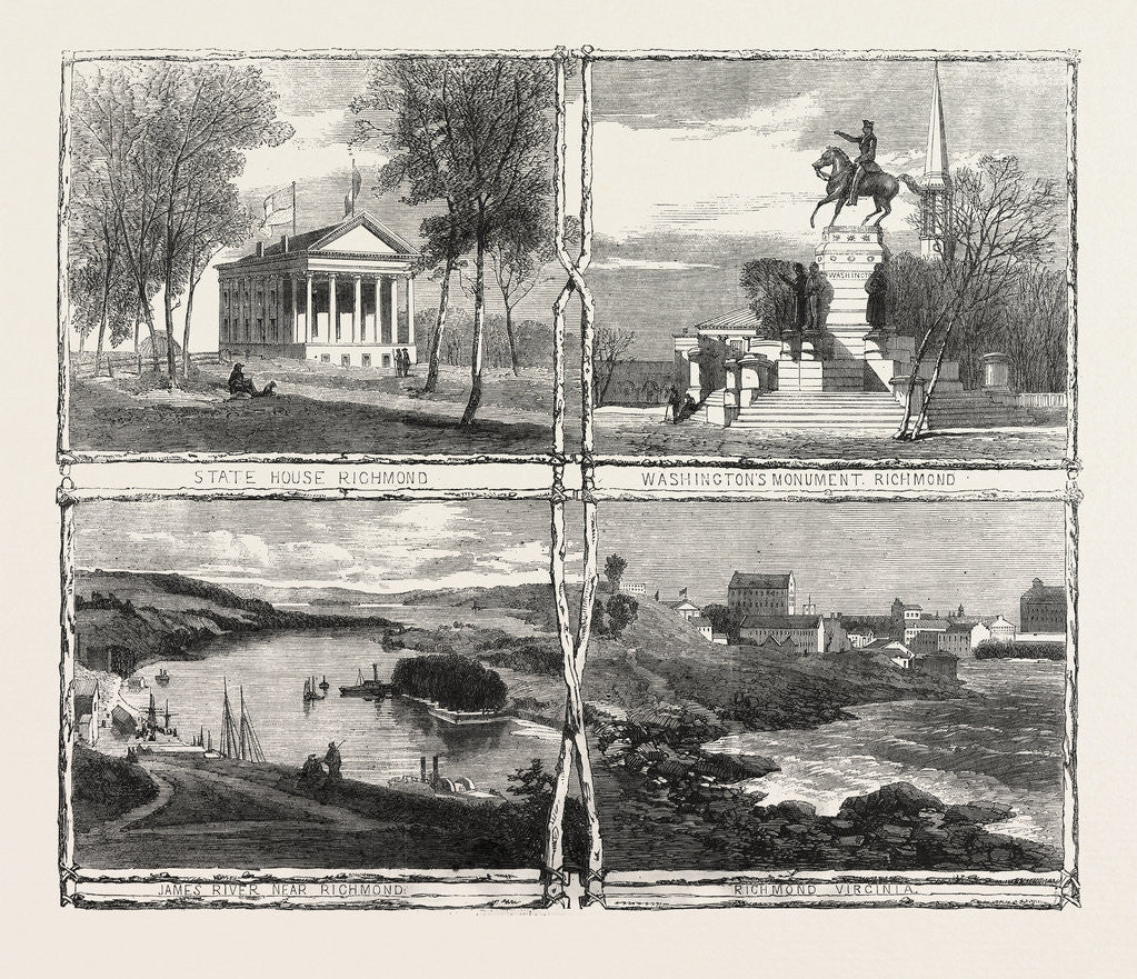 Detail of The Civil War in America: Sketches from Richmond, Virginia, the Capital of the Confederate States of America, 1861 by Anonymous