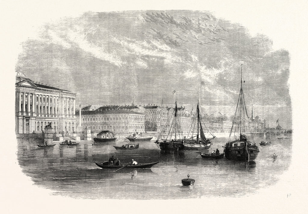 Detail of The University of St. Petersburg, 1861 by Anonymous