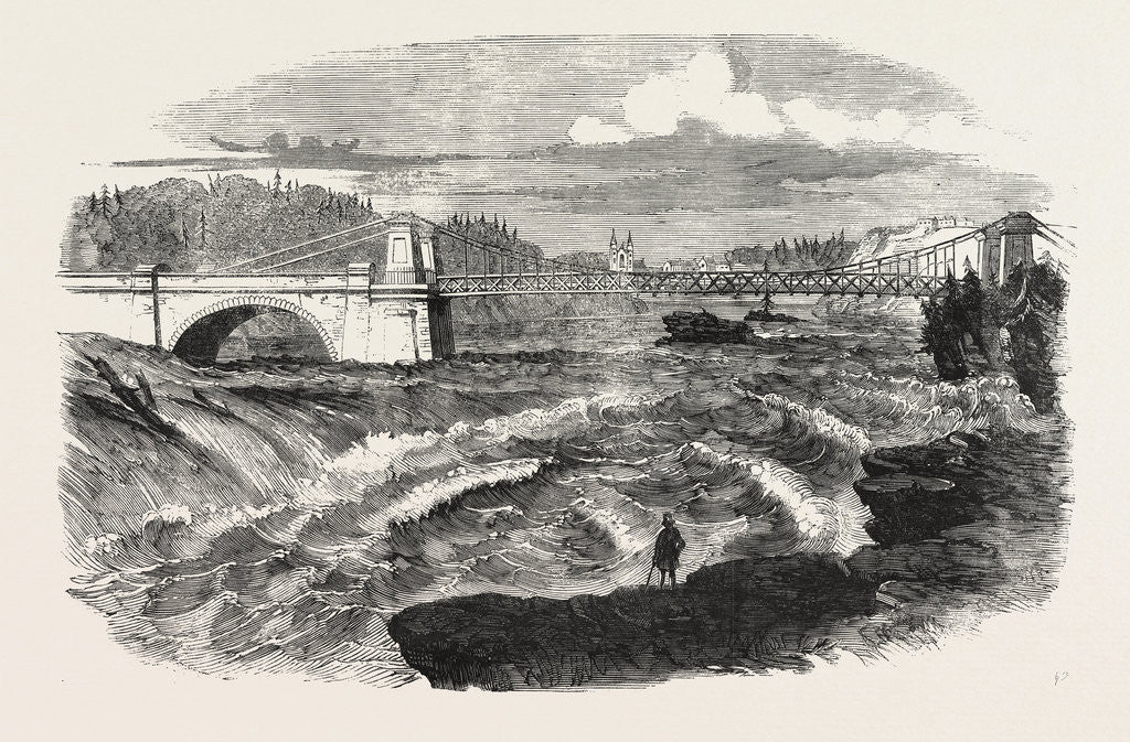 Detail of Ottawa, the Proposed Capital of Canada, 1858 by Anonymous