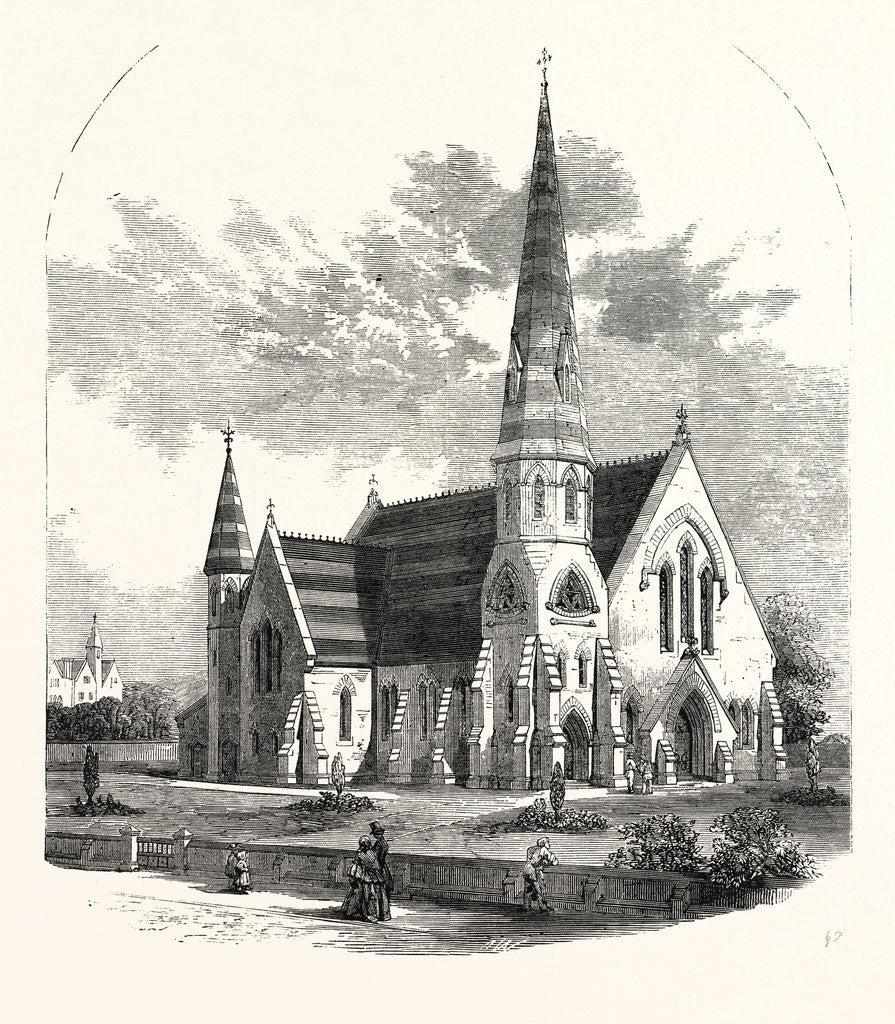 Detail of St. Paul's Church, West Smethwick, South Staffordshire, 1858 by Anonymous
