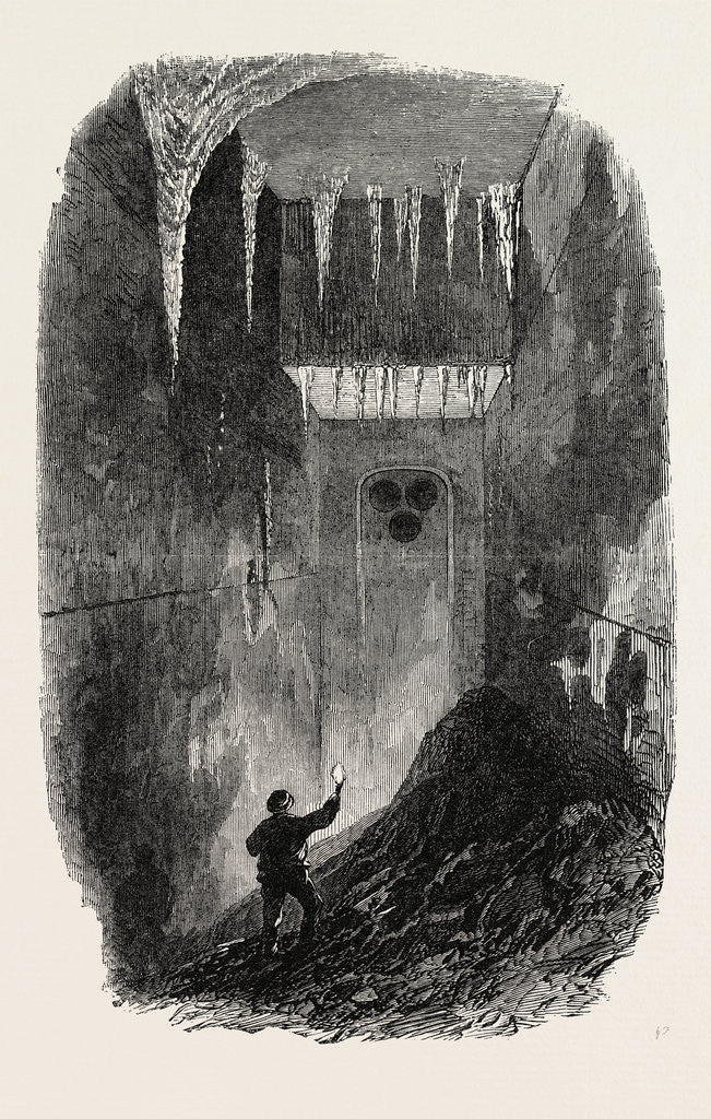 Detail of The Palestine Explorations: Newly-Discovered Passage in the Old Wall of the Haram, at Jerusalem, 1869 by Anonymous