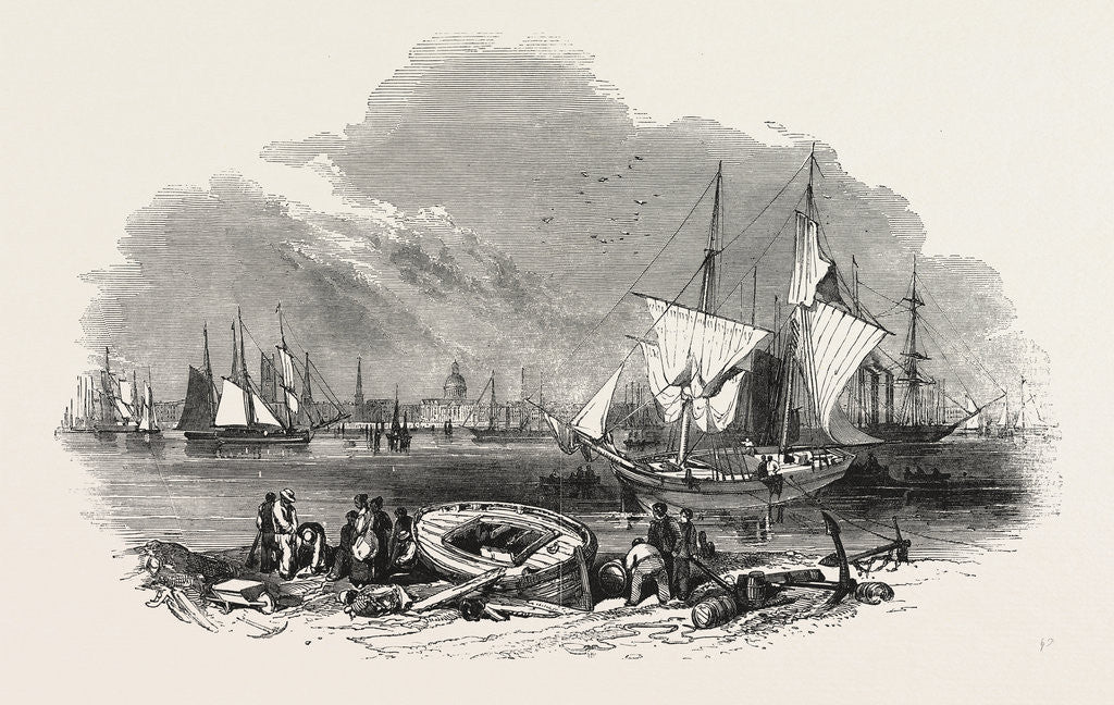 Detail of Foreign Corn Ports, New Orleans, 1847 by Anonymous