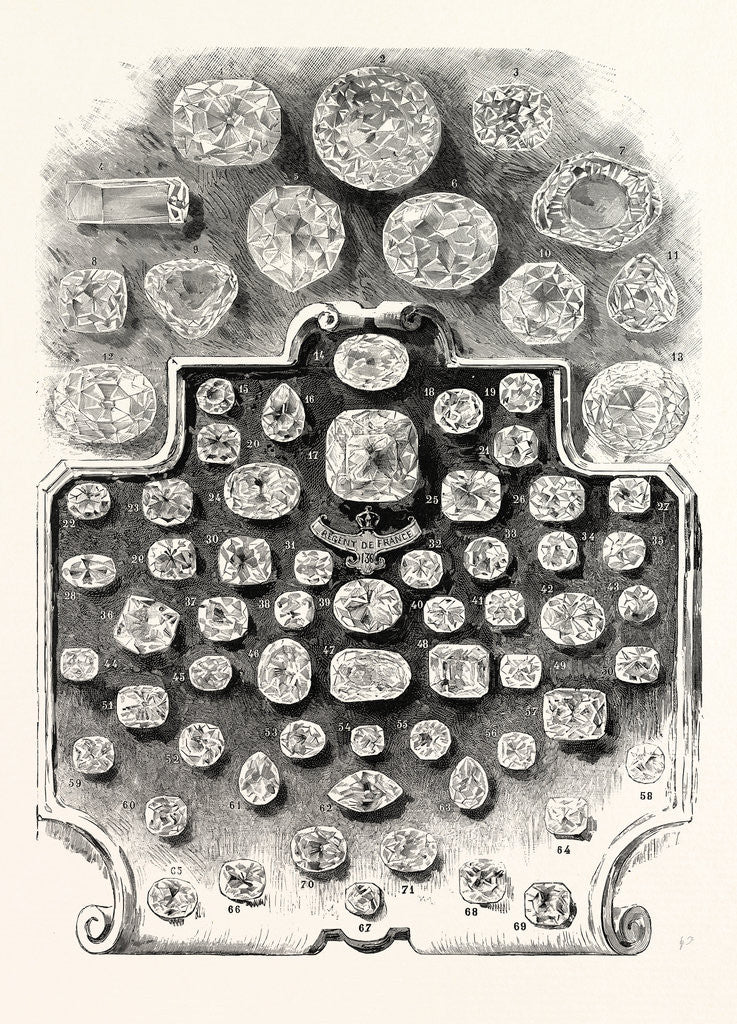 Detail of The Largest Diamonds in the World by Anonymous