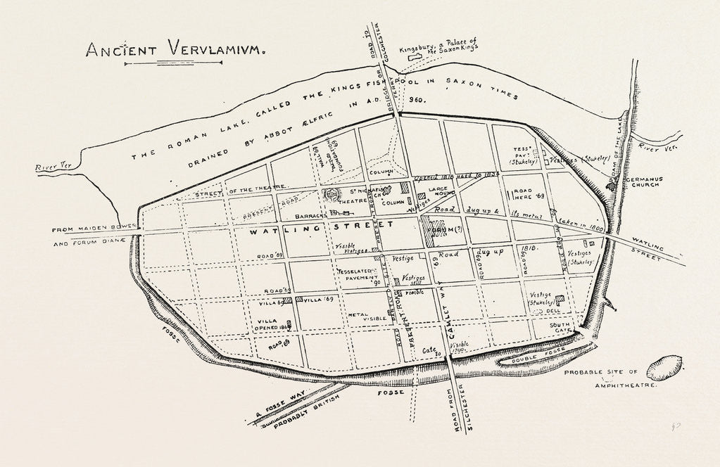 Detail of Ancient Vervlamium by Anonymous